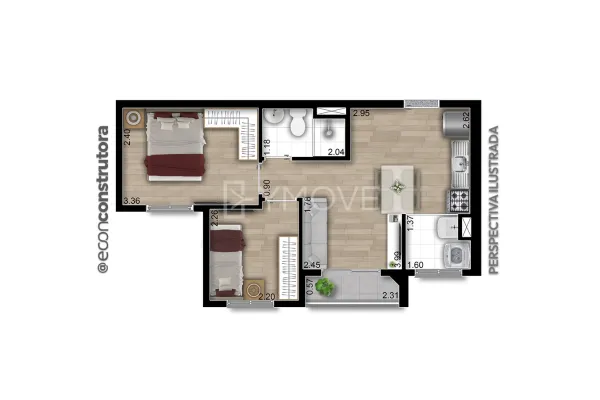 Apartamento à venda com 2 quartos no Chácara Califórnia, São Paulo — foto 9