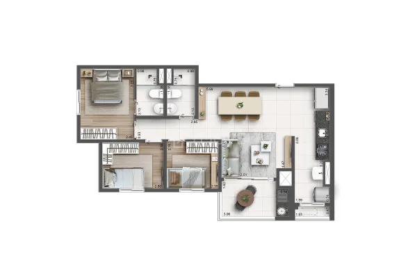 Apartamento à venda com 1 quarto no Vila Esperança, São Paulo — foto 12