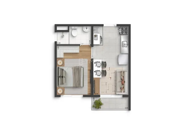 Apartamento à venda com 1 quarto no Guaiaúna, São Paulo — foto 14