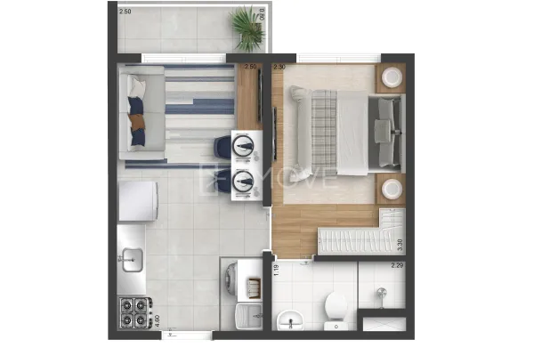 Apartamento à venda com 1 quarto no Guaiaúna, São Paulo — foto 13
